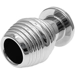 Metal Thread Hollow Enema Anal Plug Anal Dilation Vaginal Dilator, Anus Peep Adult Sex Toy