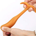 Super Soft Anal Plug, Flexible Liquid Silicone Butt Plug Prostate Massage G-Spot Dildo Anal Trainer Kit For Beginner Advanced Players (M)