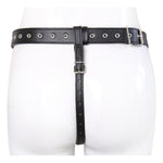 Multifunctional Adjustable Chastity Devices Harness Leather Sexy Chastity Belt With Penis Ring Chastity Belt Female Masturbator Leather Penis Bondage Men Sexy Slave Bdsm Restraints Sex Toys