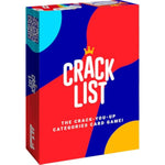 Crack List - The Crack-You-Up Categories Card Game | 2+ Players | Quick And Hilarious Game For Kids, Teens And Adults | Family Board Games