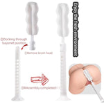 Sex Doll Care Kit Male Masturbation Cleaning Kit, Includes 2 Reusable Absorbent Dryer Sticks, Adult Multi-Purpose Pocket Pussy Vagina Rear Sex Toy Cleaning Ki Penis Trainer Cleaning Brush
