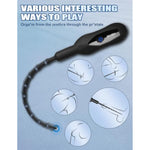 Vibrating Urethral Sounds Dilators Male Sex Toys - Male Masturbator Silicone Beads Penis Plug Male Vibrator With 10 Vibration Modes, Jeusn Urethral Sound Stretcher Adult Sex Toys For Men