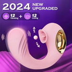 Rose Sex Toys Adult Toys For Women, G Spot Vibrator For Double Stimulation With 12 Vibrating & Tongue Licking Modes, Anal Dildos Adult Sex Toy Games Clitoral Licker Sex Novelties For Woman Couples