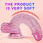 2.2" Wide Ultra-Thick Giant Dildo, 15" Realistic Huge Dual-Layer Silicone Dildo With Strong Suction Cup, Xxl Extra-Large Anal Fat Penis For G-Spot Stimulation Premium Life Like Toy For Men And Women