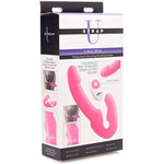 Urge Silicone Strapless Strap On With Remote, Pink (Af706)