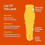 Hello Spin Stroker - Spinning & Vibrating Male Masturbation Stoker - Beaded Textured Head - Waterproof & Rechargeable - Easy To Clean - Adult Sex Toy For Men