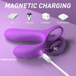 Silicone Vibrating Cock Ring Extender With Remote Control, 9 Modes Rechargeable Penis Rings Vibrator Trainer Clitoral Stimulator, Anal Butt Plug Prostate Massager Sex Toy For Men Couple Erection Sex