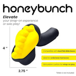 Soft Silicone Dildo Base Cover and Strap-On Cushion by Honeybunch - Stimulating Nubs and Bullet Vibe Compatible
