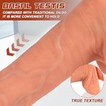 Realistic Dildo For Beginners Silicone Dildo, With Strong Suction Cup For Hands-Free Play, Realistic Penis For G-Spot Stimulation Dildos Anal Sex Toys For Women And Couple 7.6"