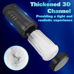 Vibrating Male Masturbator, Upgraded 2 Vibrating Motor With 10 Vibration Modes Pocket Pussy Male Stroker Sex Toys For Men Penis Training & Prolong Endurance