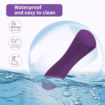 Electric Bullet Clitoral Vibrator, Mini Bullet Vibrator With 10 Modes Bullet Clitoral Stimulator Vibrators Waterproof G-Spot Clitoral Bullet Massager For Women And Couples (Purple)