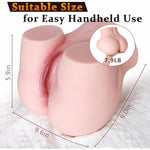 Adult Sex Toys Sex Doll Plump Butt, 8Lb Realistic Pocket Pussy Male Masturbator, Adult Female 3D Textured Sex Stroker With Labia Tight Vagina Anal Hip Muñecas Sexuales Men Sex Toy