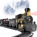 Train Set, Christmas Train Set With Steam, Lights And Sounds, Train Sets For Around The Christmas Tree, Electric Train Toys For 3 4 5 6 7 8 Year Old Kids, Gifts For Boys & Girls Christmas