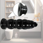 9.44" Super Huge Thick Butt Plugs Anal Sex Toys For Women Men And Couple,Super Big Anal Plug Sex Toy Strong Suction Cup Anal Dildo Anal Toy Large Anal Beads Buttplug (Black)