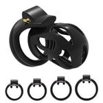 Male Chastity Device Cock Cage, For Men With 4 Different Sizes Ring & Invisible Lock Lightweight Chastity Cage Body-Safe Resin+Abs Penis Cage Adult Male Sex Toy