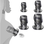 4 Piece Hollow Anal Plug Set, Butt Plug Douche Enema Anal Dilator Soft Speculum Buttplug Trainer For Ass Tunnel Prostate Massager Sex Toys With Curved Base For Men Women Gay Games (Black)