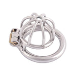 Metal Male Chastity Device Small 304 Steel Stainless Comfortable Cock Cage Adult Game Sex Toy D240 (1.57 Inch / 40Mm)