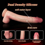 11.8" Huge Big Long Realistic Dildo - Thick Giant Soft Dual Density Silicone Dildo With Suction Cup, Xl Large Massive Girthy Anal Dildos For Men Women Gay, Unisex Adult Sex Toys & Games