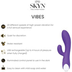 Vibes Premium Massager, Rechargeable Vibrating Massager With 20 Speeds For Personalized Experiences?