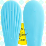 Spanking Paddle For Sex Play Rubber Shell Shaped Slapper Flexible & Firm Flirt Toy For Sm Bondage Game Adult Couple For Men Women 14.17 Inch Blue