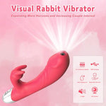 Rabbit Vibrator Adult Sex Toy For Women - Visual G Spot Vibrator Clitoral Stimulator With Camera - 6 Vibrating Dildo Massager Waterproof Female Rose Vibrators Sex Toys For Couple Games