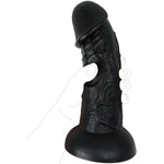 Huge Thick Realistic Dildos:2.42'' Diameter Giant Anal Dildos Sex Toys Big Realistic Penis Anal Sex Toys With Strong Suction Cup Lifelike Soft Realistic Dildos For Women And Men (Black)