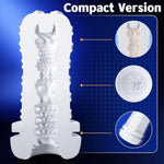 The-Warrior Automatic Male Masturbator Replaceable Sleeve - Male Sex Toy 3D Realistic Ultra-Soft Textured Adult Toys,Tpe Material Sex Toys For Men (Standard Version & Compact Version)