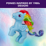 My Little Pony Retro Rainbow Mane 6, 80S-Inspired Collectable Figures
