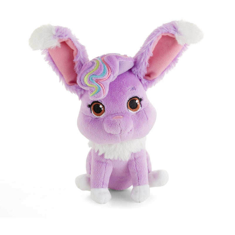 Violet Plush Bunny With Multi-Colored Hair Streaks