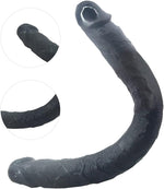 18.1-Inch Flexible Double-Ended Dildo for G-Spot, Vaginal & Anal Stimulation