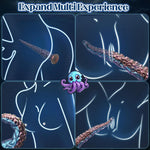 10.6" Tentacle Dildo with Suction Cup, Anal Plug for G-spot & U-spot Stimulation