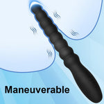 Rechargeable Vibrating Anal Beads – Waterproof Butt Plug & Prostate Massager