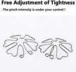 Adjustable Non-Piercing Nipple Clamps – BDSM Breast Clips for Couples & Foreplay