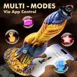 10.2" Thrusting Dildo with App Control, Multi-Mode Suction Cup Sex Toy for All