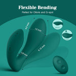 Remote Control G-Spot & Clitoral Vibrator – Dual Motor Adult Toy with 10 Modes