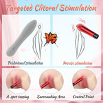 Mini Bullet Vibrator for Women – 9 Modes, LED Display, Discreet G-Spot & Clitoral Toy