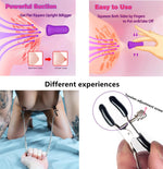 Adjustable Metal Nipple Clamps with Chain, Non-Piercing Decorative Clip (Purple)