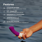 App-Controlled G-Spot Vibrator with 8 Modes, Rechargeable Adult Toy for Women