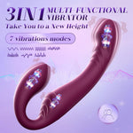 Strapless Double-Ended Vibrating Dildo with Remote Control & 7 Vibration Modes