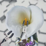 Adjustable Nipple Clamps with Chain for Sensual Stimulation & BDSM Play