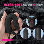 Strap-On Anal Dildo with Vibrating Cock Ring & Butt Plug – 10 Vibration Modes