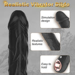 Rechargeable G-Spot Vibrator – Realistic Silicone Dildo with 10 Vibration Modes