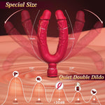 Double-Ended G-Spot Vibrator ā 10 Modes, Strapless Dildo for Couples & Pegging Play