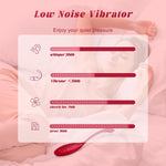 3-in-1 Remote Control Thrusting Egg Vibrator, 9 Modes, Waterproof, Red