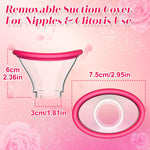 2-in-1 Rose Vibrator – Licking & Suction Stimulator for Clitoral & Nipple Pleasure