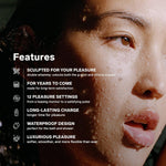 Wireless Waterproof Rabbit Vibrator for Clitoral & G-Spot Pleasure, Black