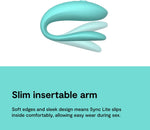 Wearable App-Controlled Couples Vibrator | Dual Stimulation | Rechargeable | Aqua