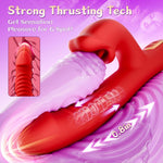 APP-Controlled Thrusting & Vibrating Dildo – G-Spot, Clitoral, & Anal Stimulator