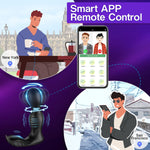 360° Rotating Prostate Massager – Remote Control Vibrating Anal Plug for Men