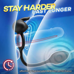 Remote Control Vibrating Butt Plug & Cock Ring – 7 Modes for Couples & Prostate Play